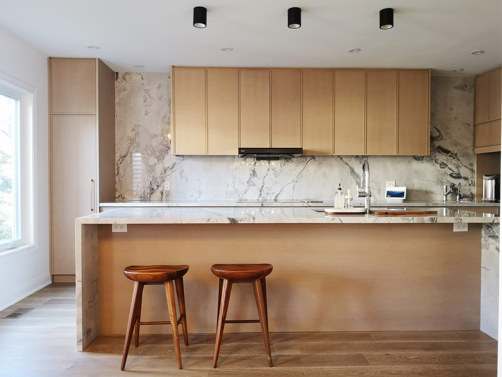 Interior detail with curated furnishings